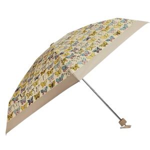 Coach Uv Protection Mini Umbrella In Butterfly Print
